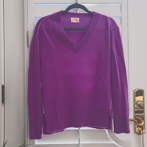 From Future Lilac Cashmere V-neck